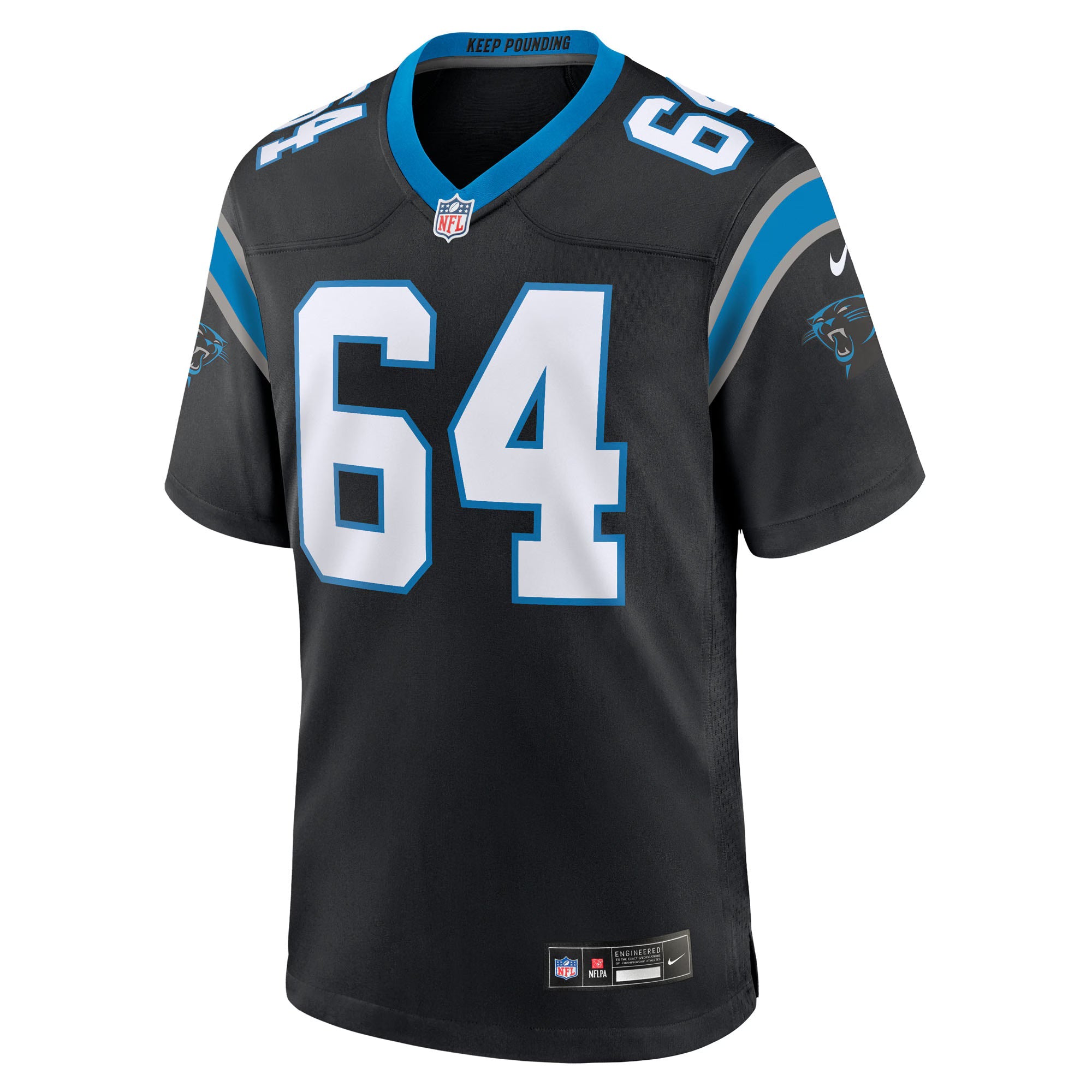 Carolina Panthers Cade Mays Black Team Game Jersey