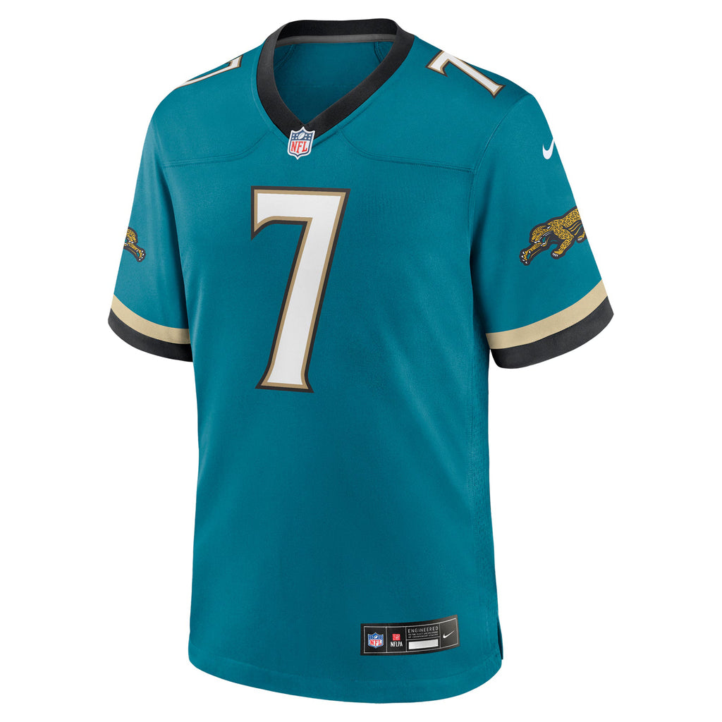 Jacksonville Jaguars Brian Thomas Jr. Teal Alternate Game Jersey