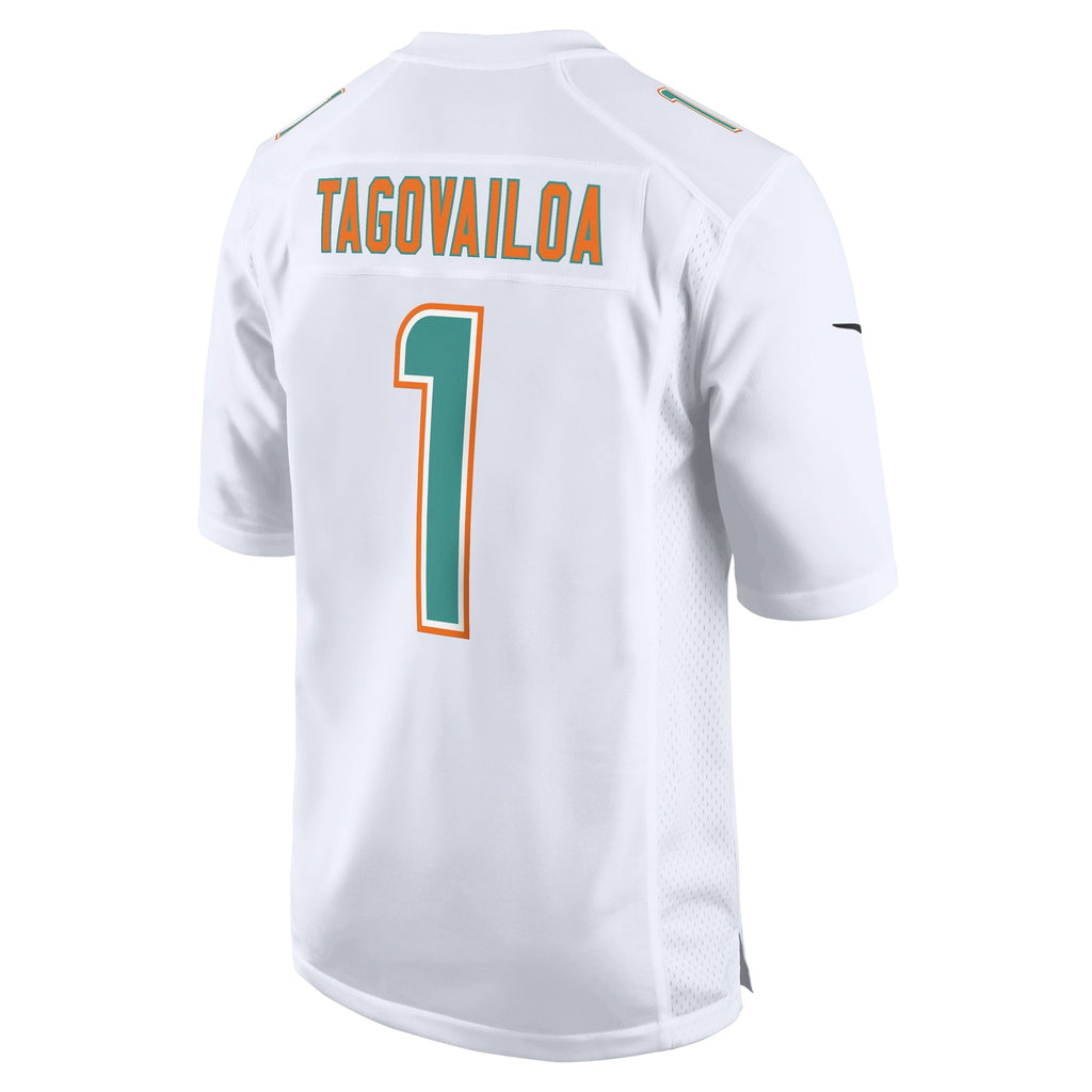 Miami Dolphins Tua Tagovailoa White Fashion Game Jersey