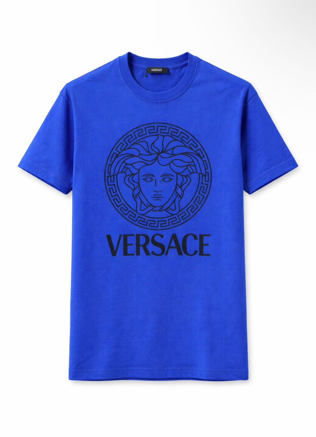 Versace Blue Medusa Cotton Soft T-Shirt
