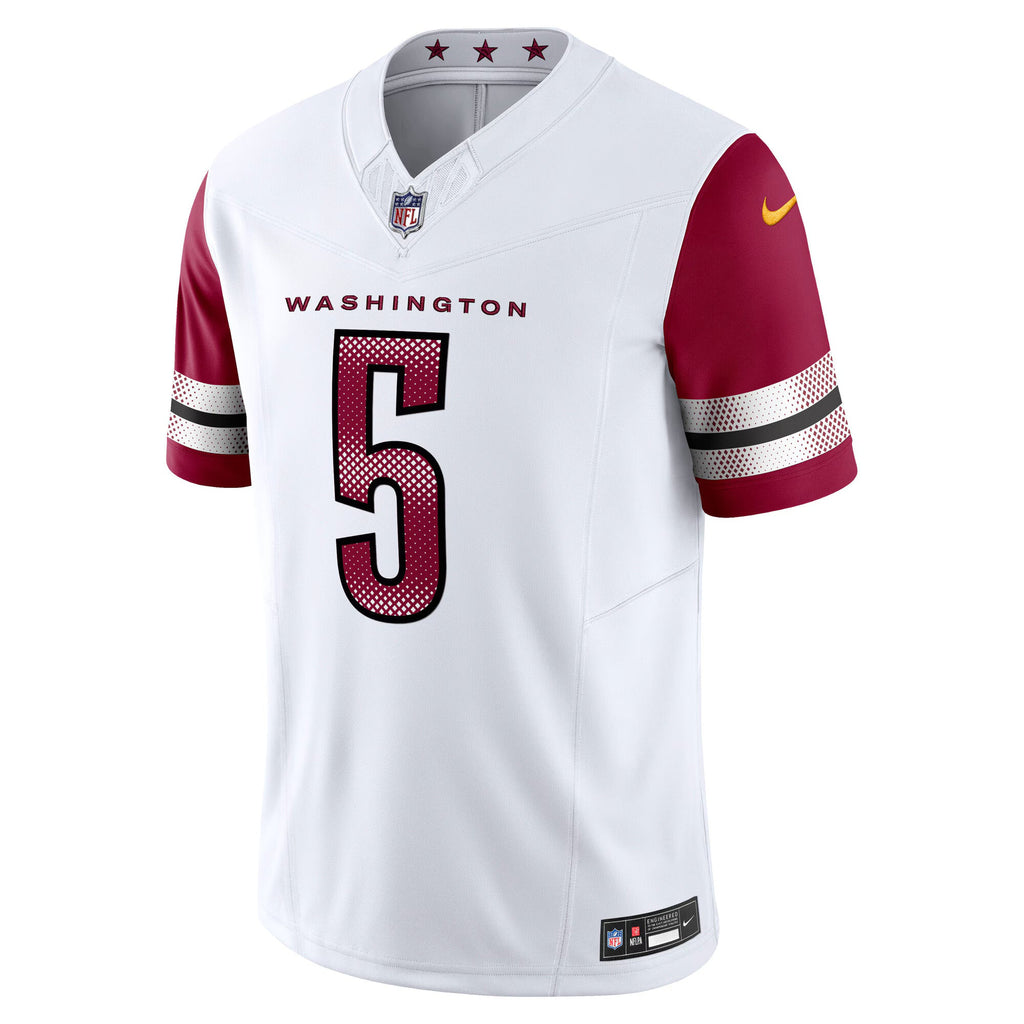 Washington Commanders Jayden Daniels White Vapor F.U.S.E. Limited Jersey