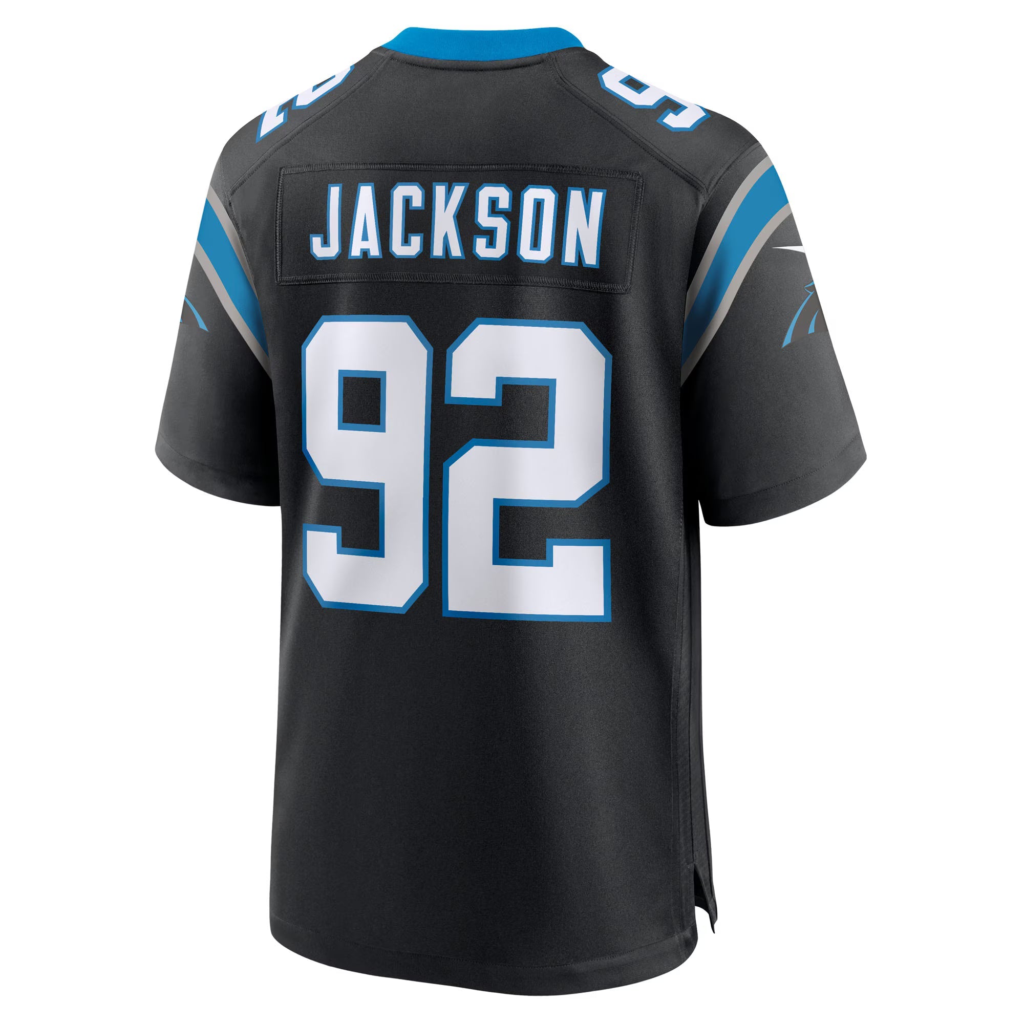 Carolina Panthers Cam Jackson Black Team Game Jersey