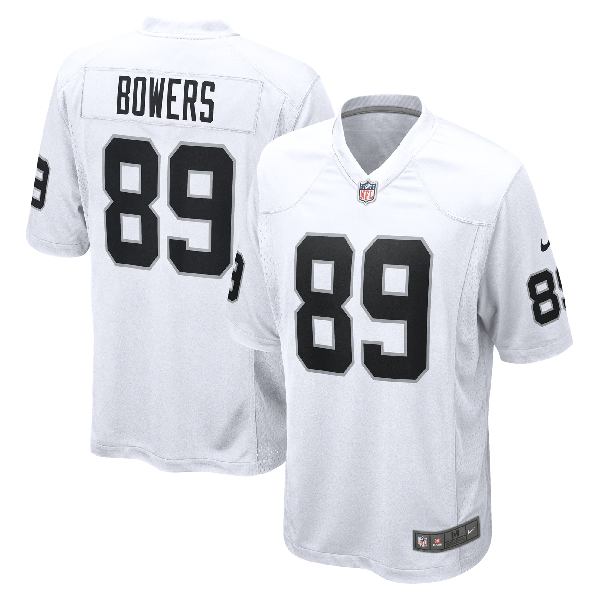 Las Vegas Raiders Brock Bowers White Game Jersey