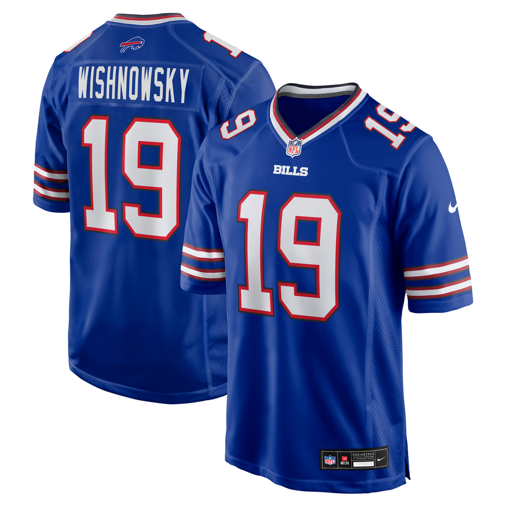 Buffalo Bills Mitch Wishnowsky Royal Team Game Jersey