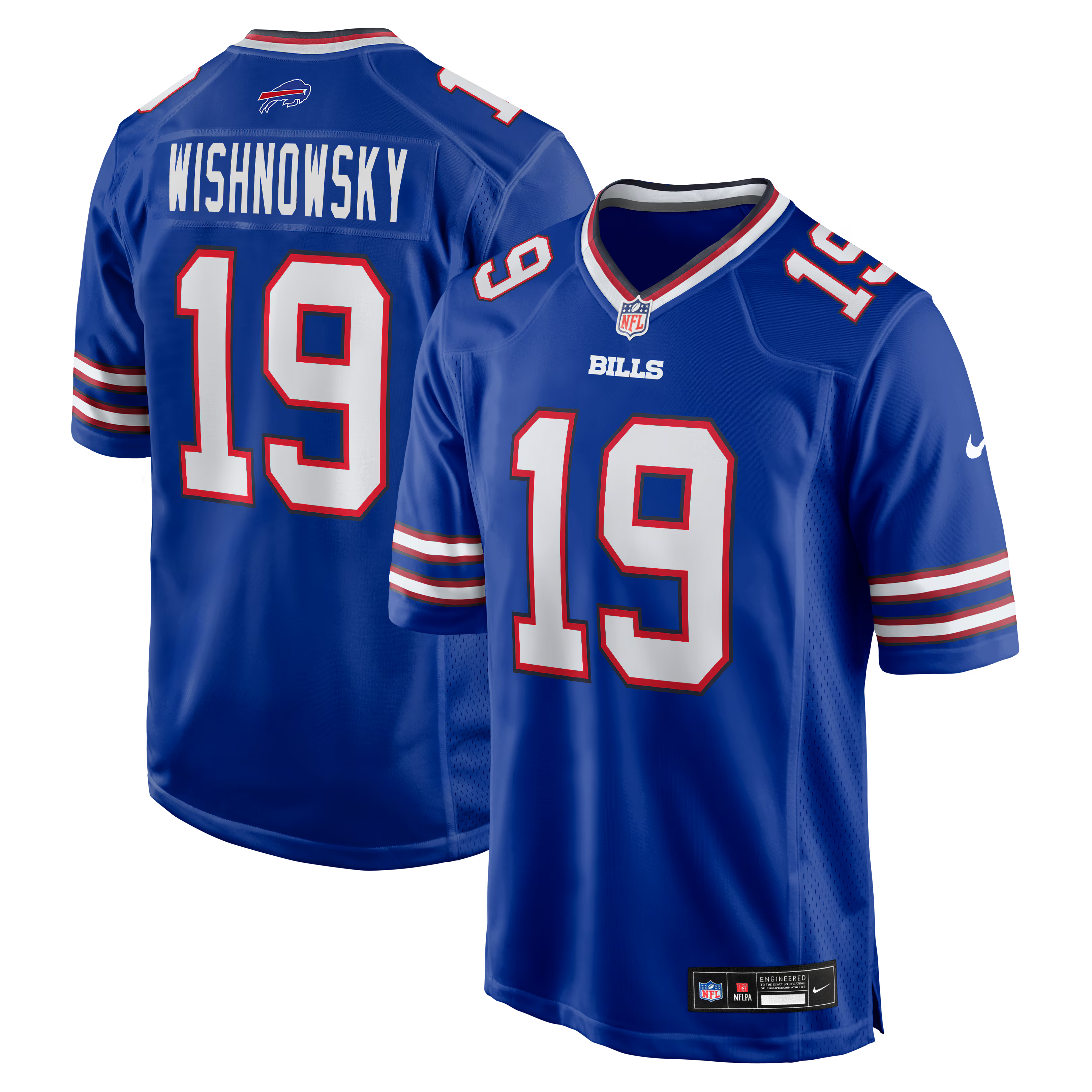 Buffalo Bills Mitch Wishnowsky Royal Team Game Jersey
