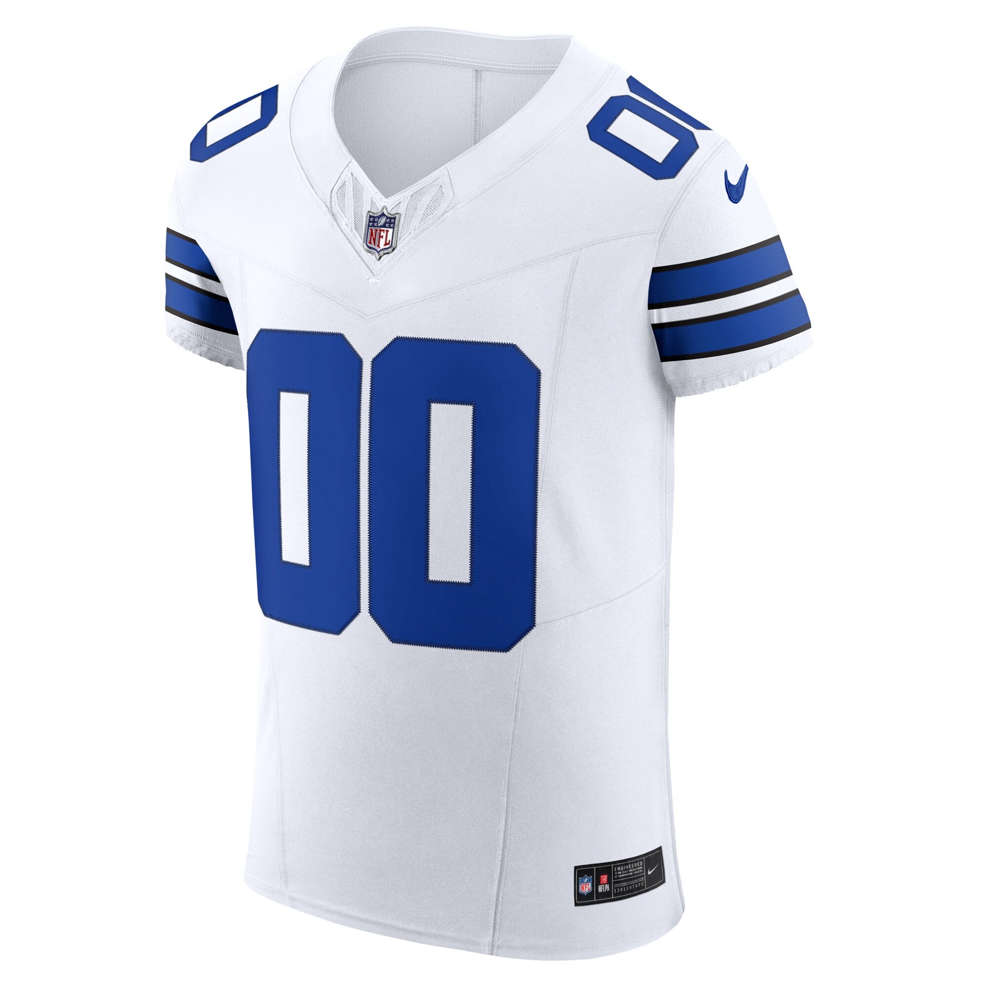 Dallas Cowboys White Vapor F.U.S.E. Elite Custom Jersey