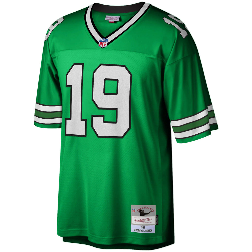 New York Jets Keyshawn Johnson Mitchell & Ness Kelly Green Legacy Replica Jersey