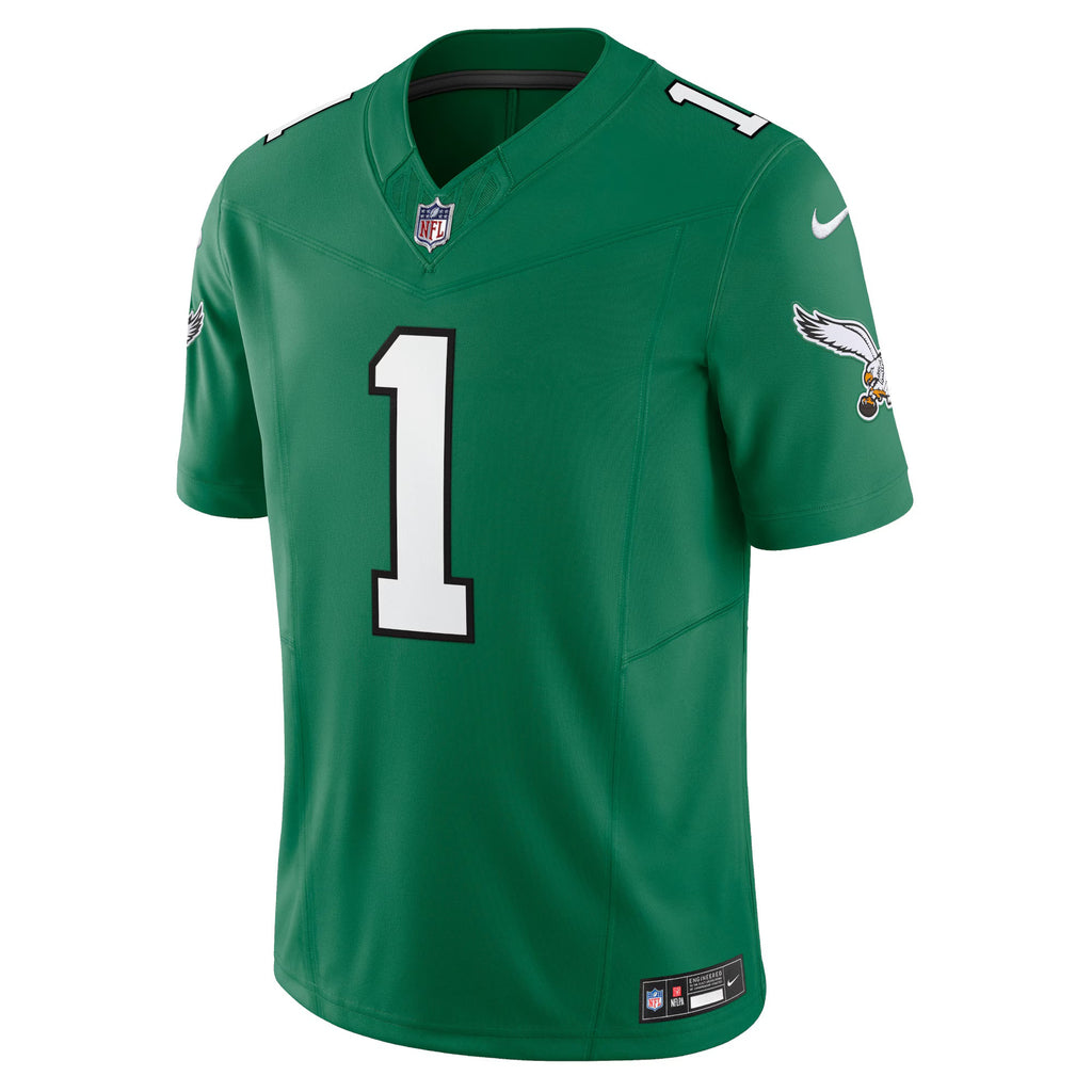 Philadelphia Eagles Jalen Hurts Kelly Green Vapor F.U.S.E. Limited Jersey