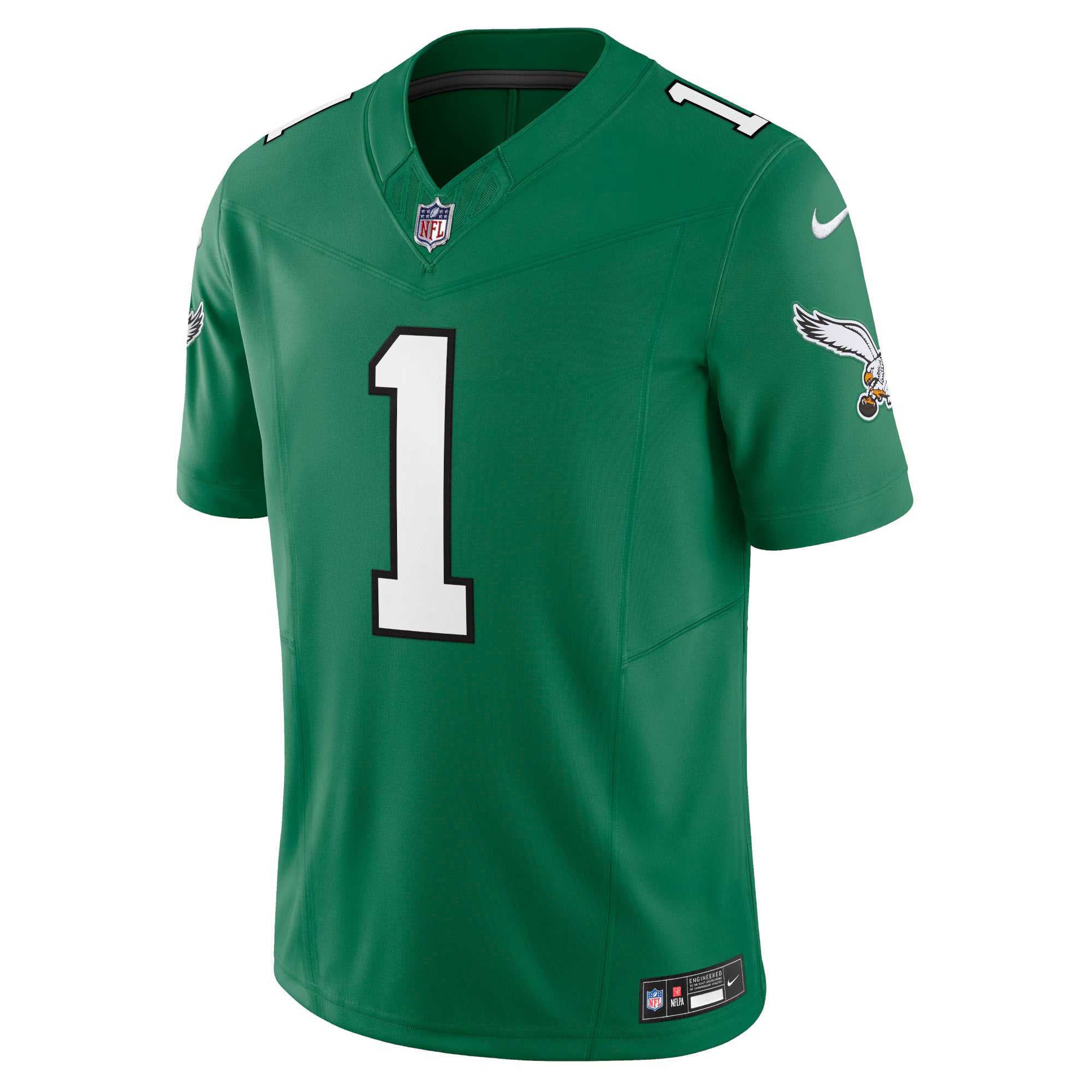 Philadelphia Eagles Jalen Hurts Kelly Green Vapor F.U.S.E. Limited Jersey