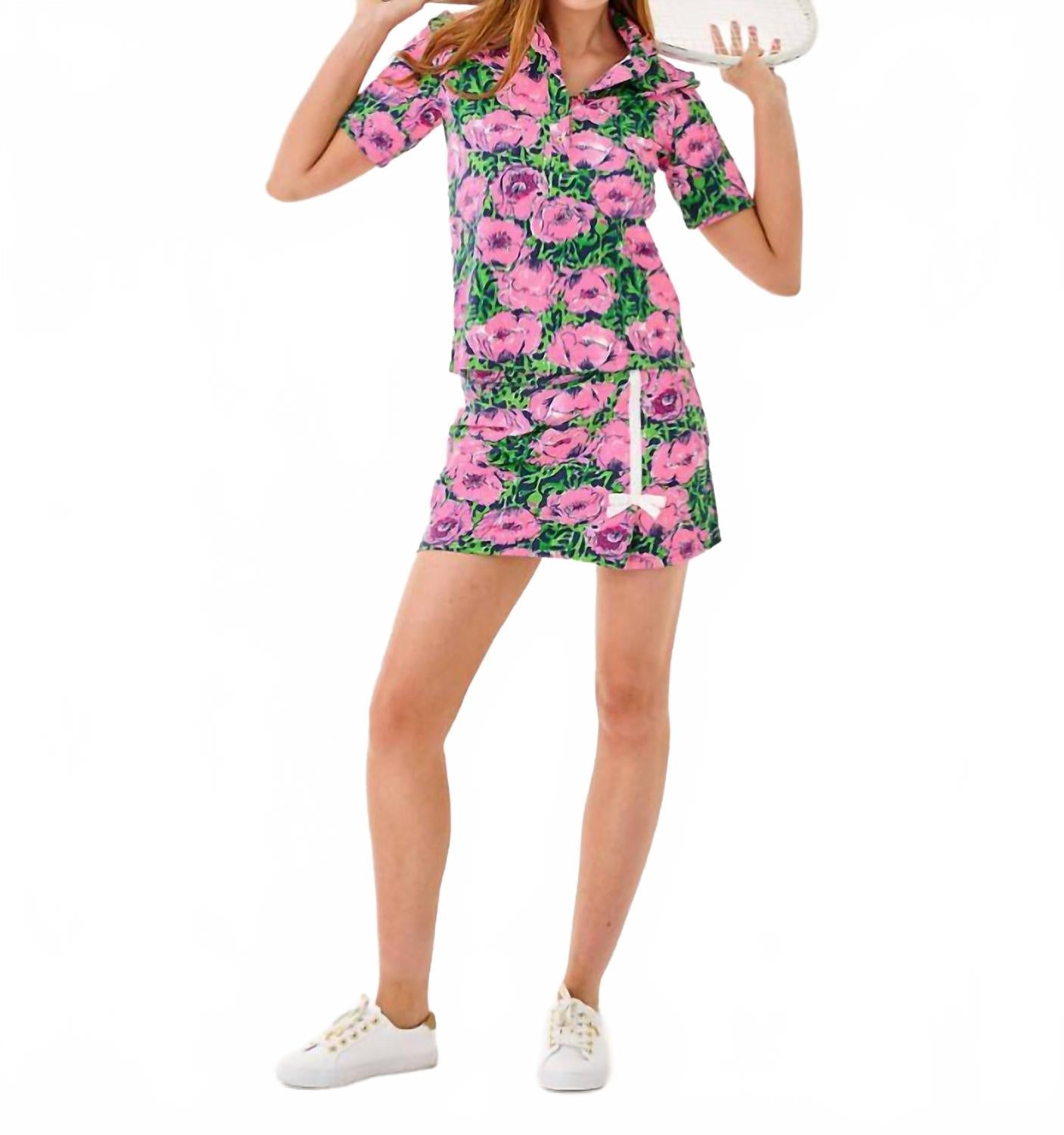 Maryana Upf 50+ 15" Skort In Low Tide Navy