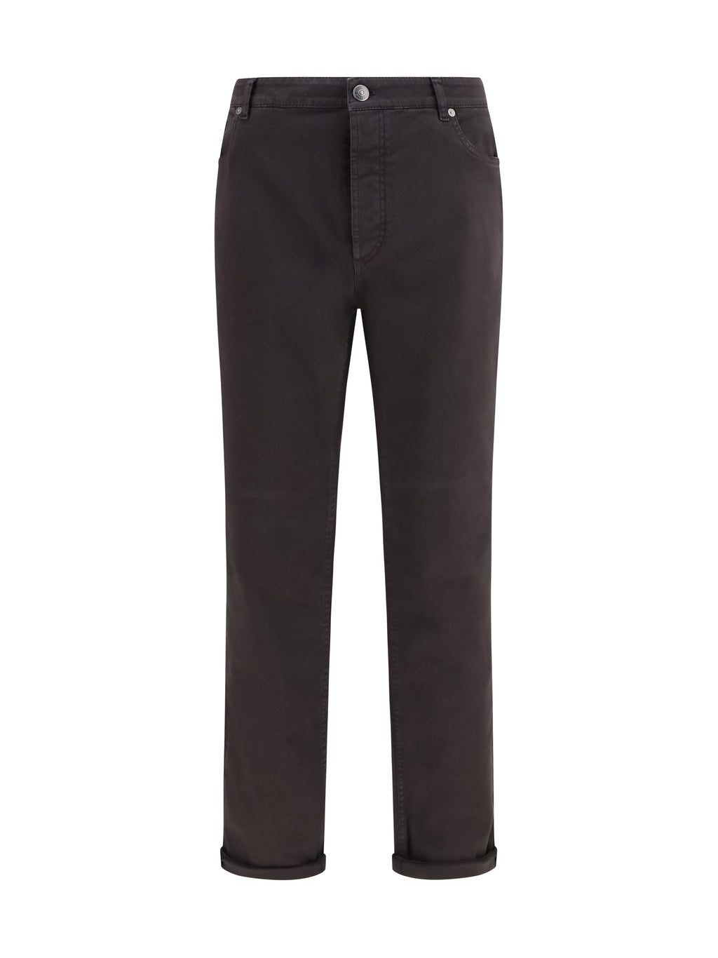 Brunello Cucinelli Men Jeans With Turn-Up Hem