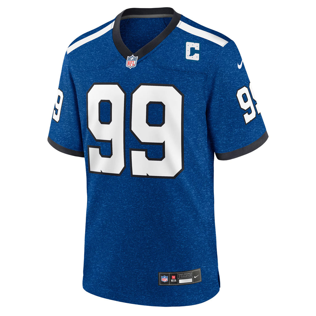 Indianapolis Colts DeForest Buckner Blue Alternate Game Jersey