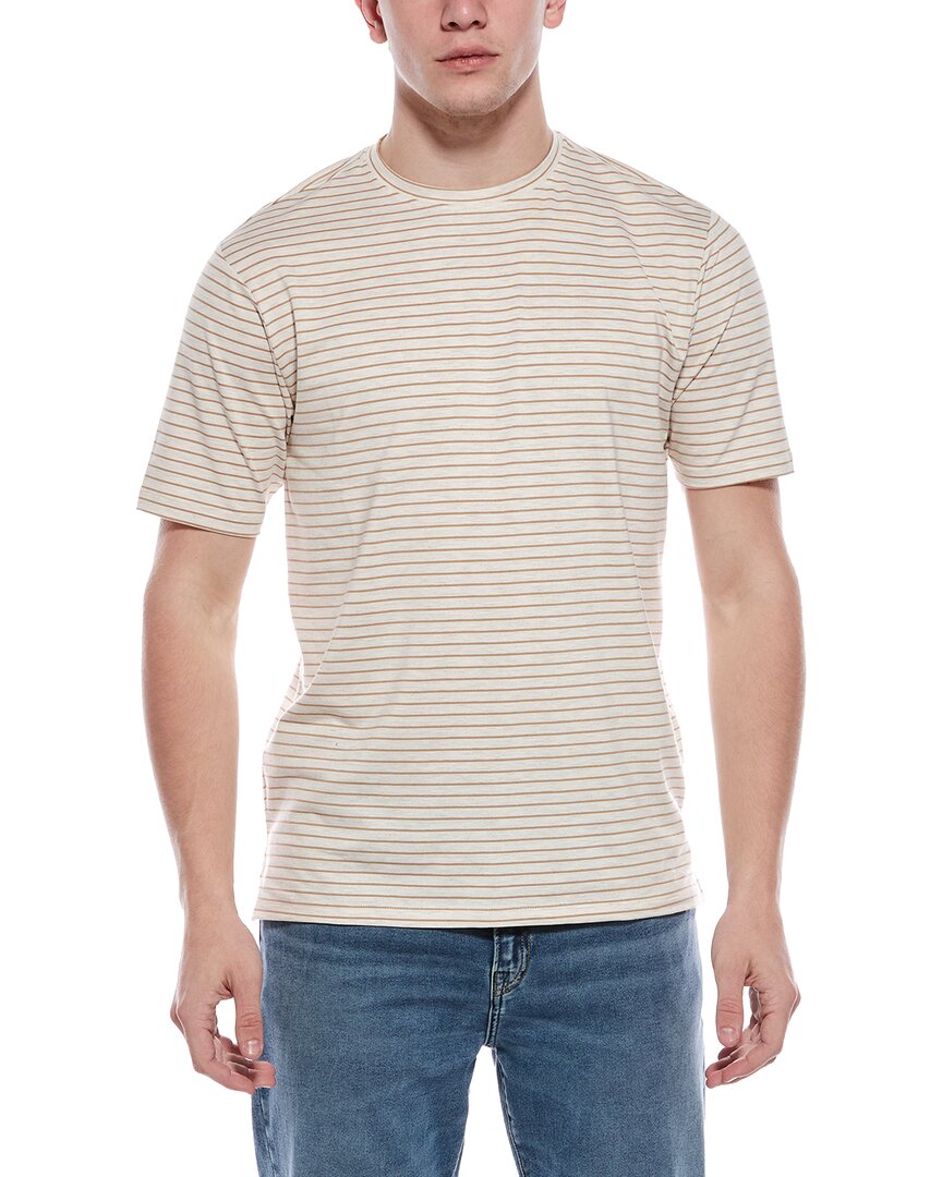 WEATHERPROOF VINTAGE Stretch Dobby Striped Crewneck T-Shirt