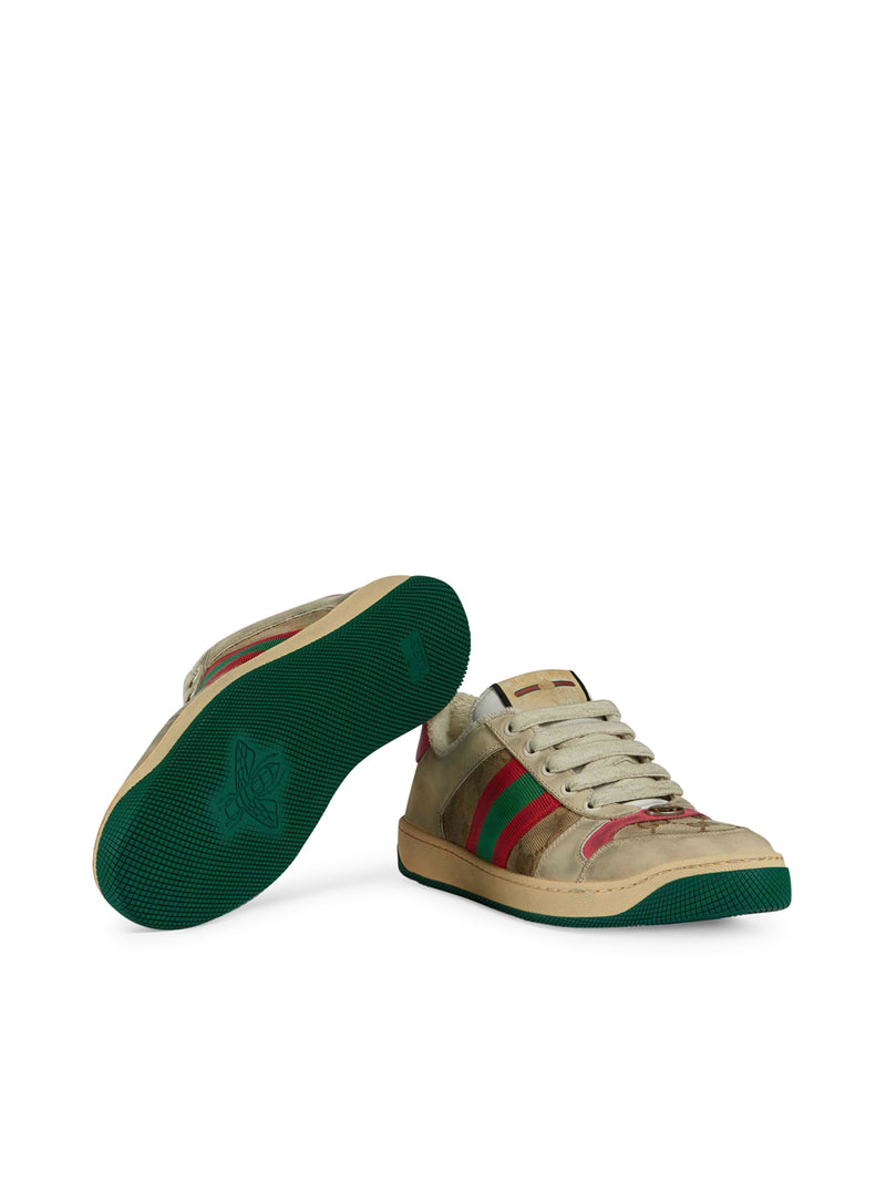 Gucci Women Screener Sneakers In Leather
