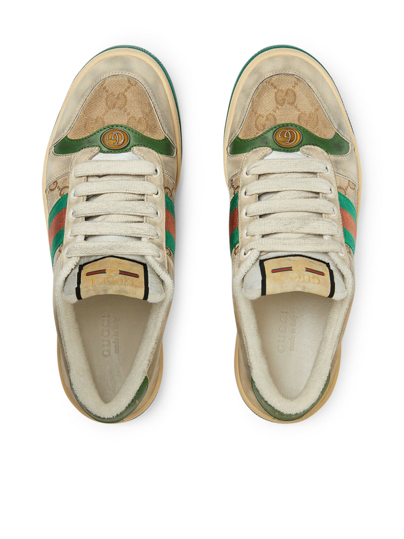 Gucci Women Screener Sneakers In Leather