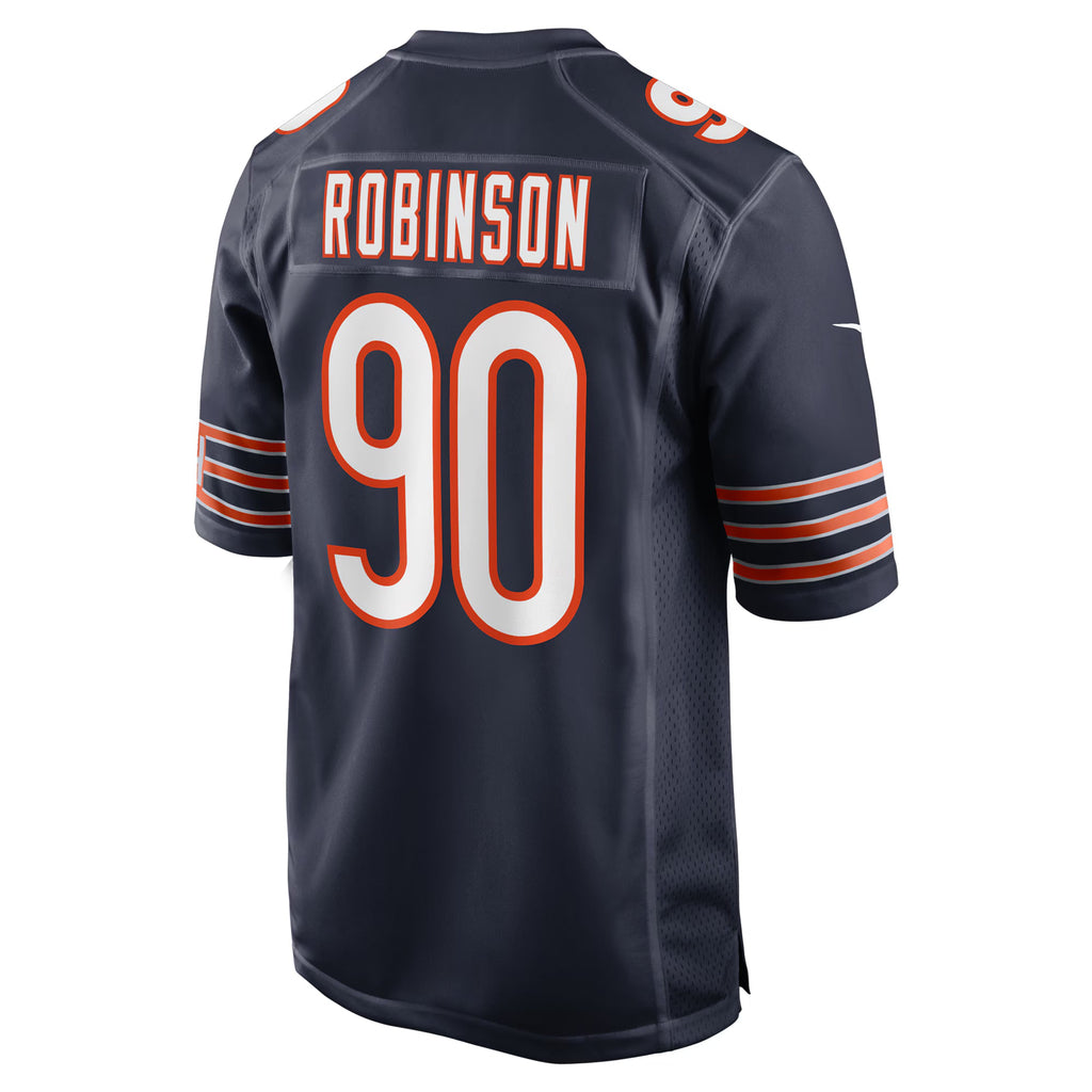 Chicago Bears Dominique Robinson Navy Game Jersey