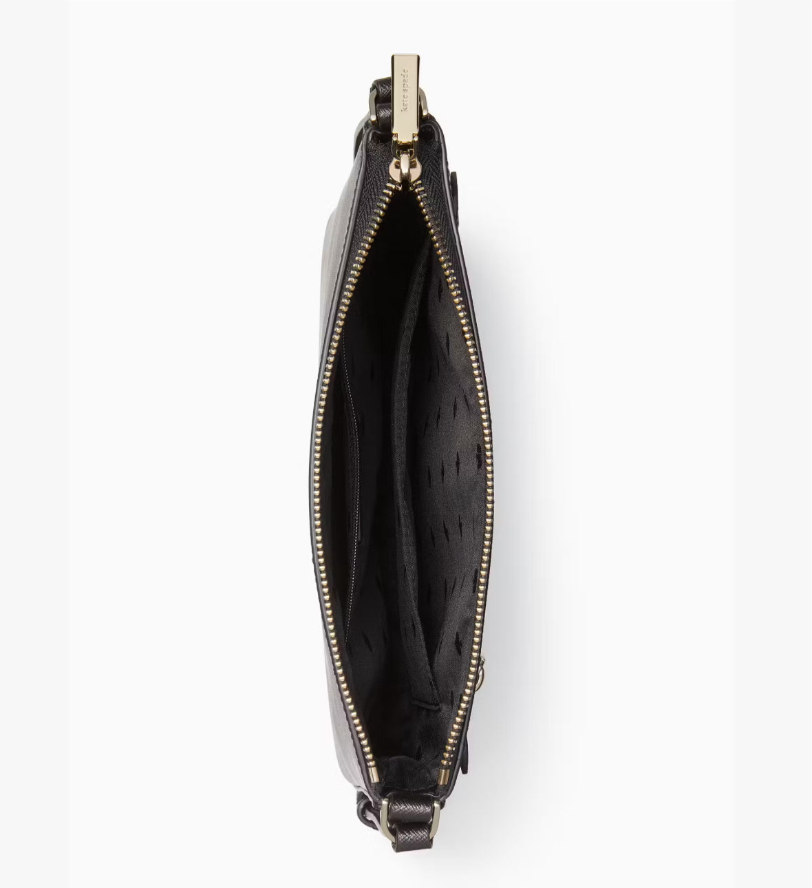 NWT Kate Spade Sadie Large Crossbody Leather Bag in Black
