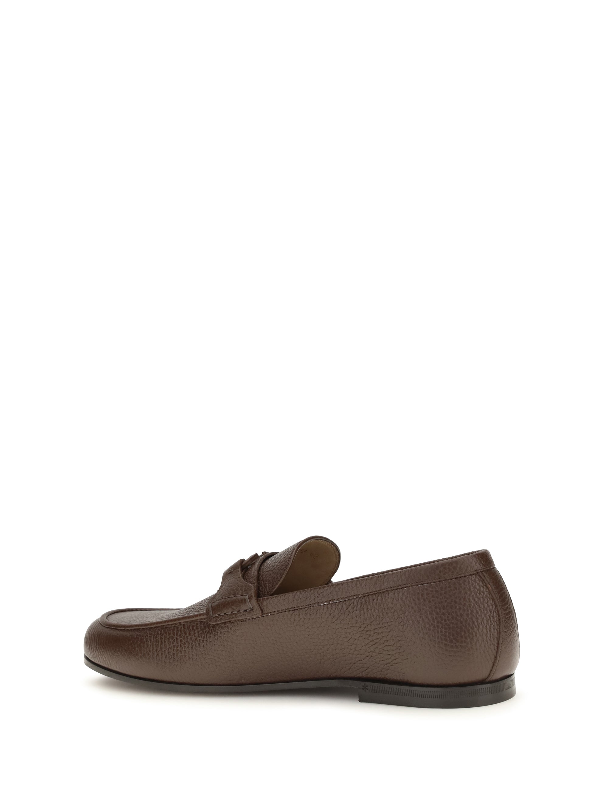 Valentino Garavani Men Vlogo Signature Loafers In Deer Leather