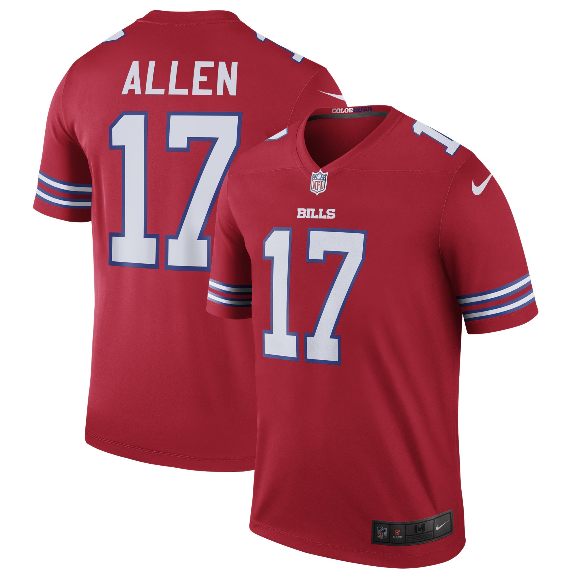 Buffalo Bills Josh Allen Red Legend Player Performance Top