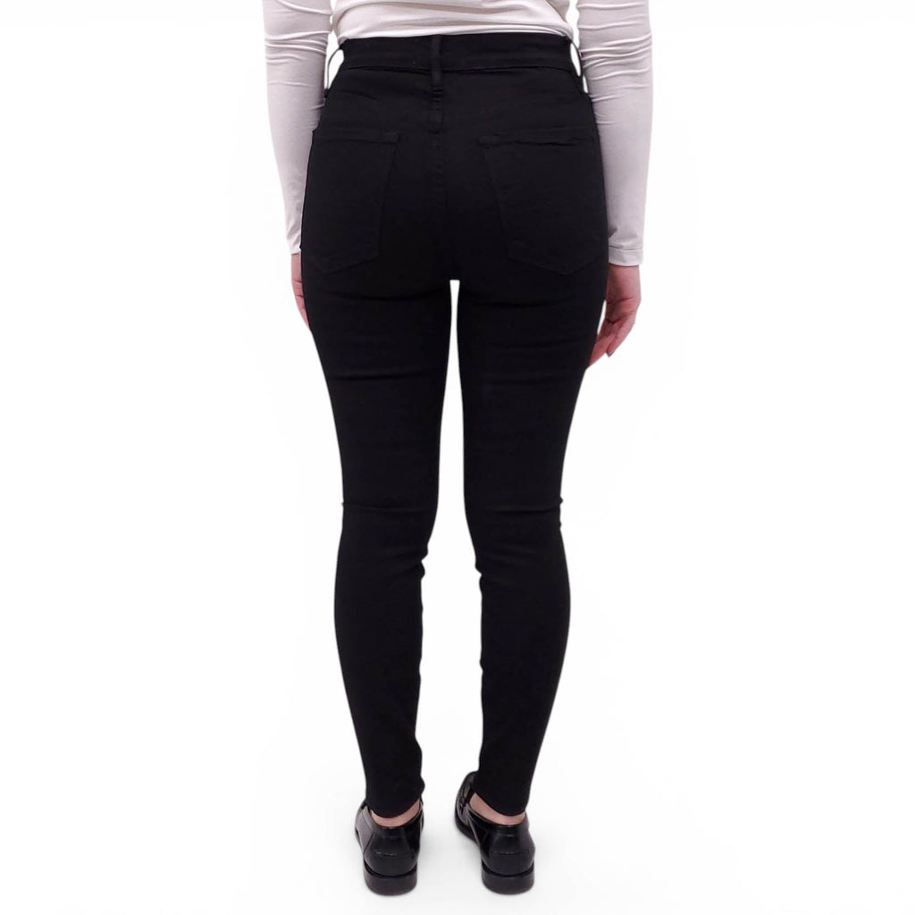 FRAME BLACK 'ALI HIGH RISE CIGARETTE' JEANS - SIZE 26