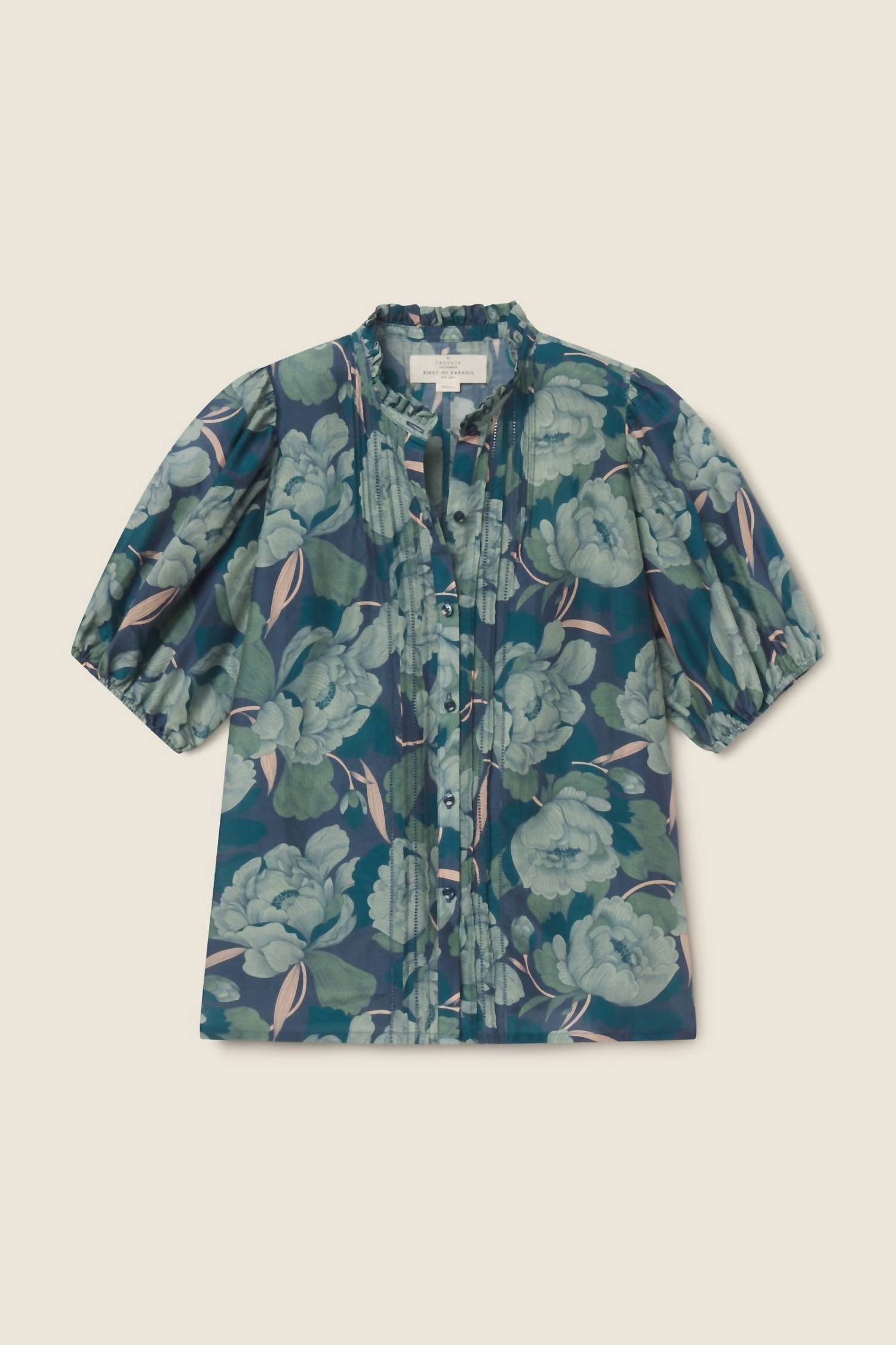Mira Blouse In Hushed Shadow