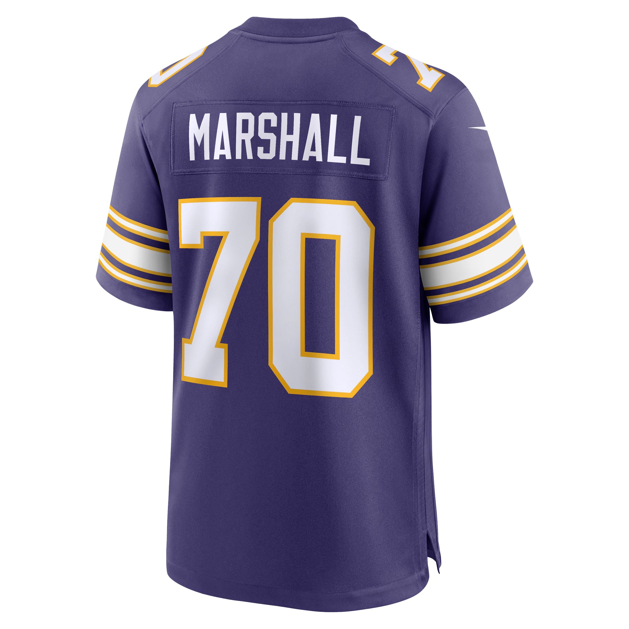 Minnesota Vikings Jim Marshall Purple Retired Player Alternate Game Jersey