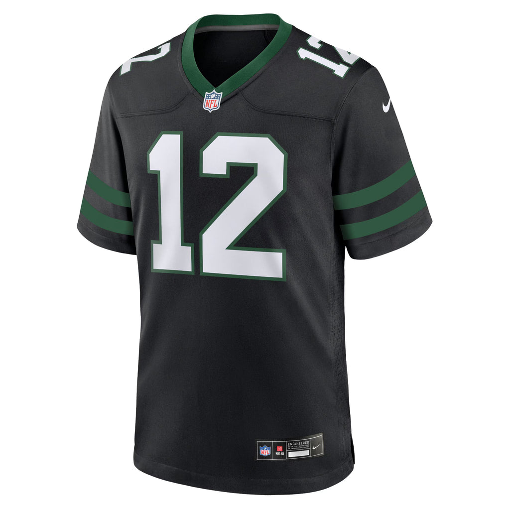 New York Jets Joe Namath Legacy Black Alternate Retired Player Game Jersey