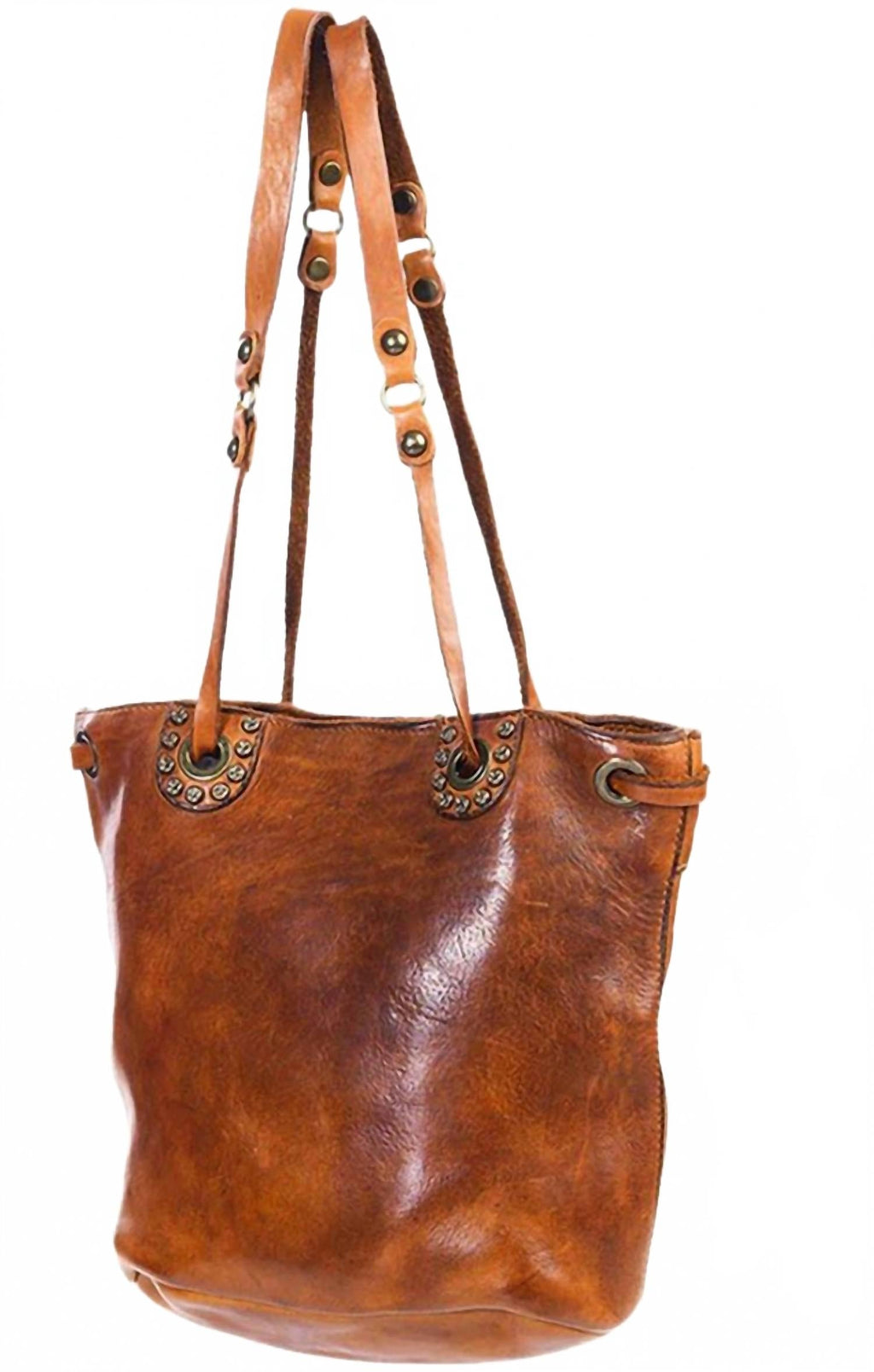 Women's Hobo Genuine Leather Bag In Tan