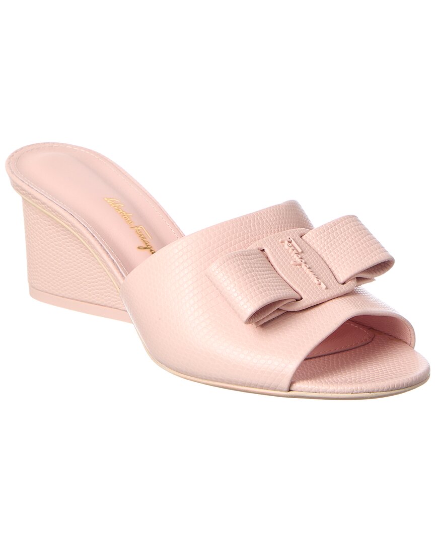 Ferragamo Valery Leather Sandal