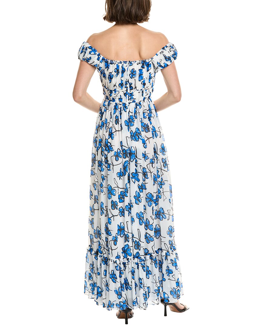 Area Stars Pleated Maxi Dress
