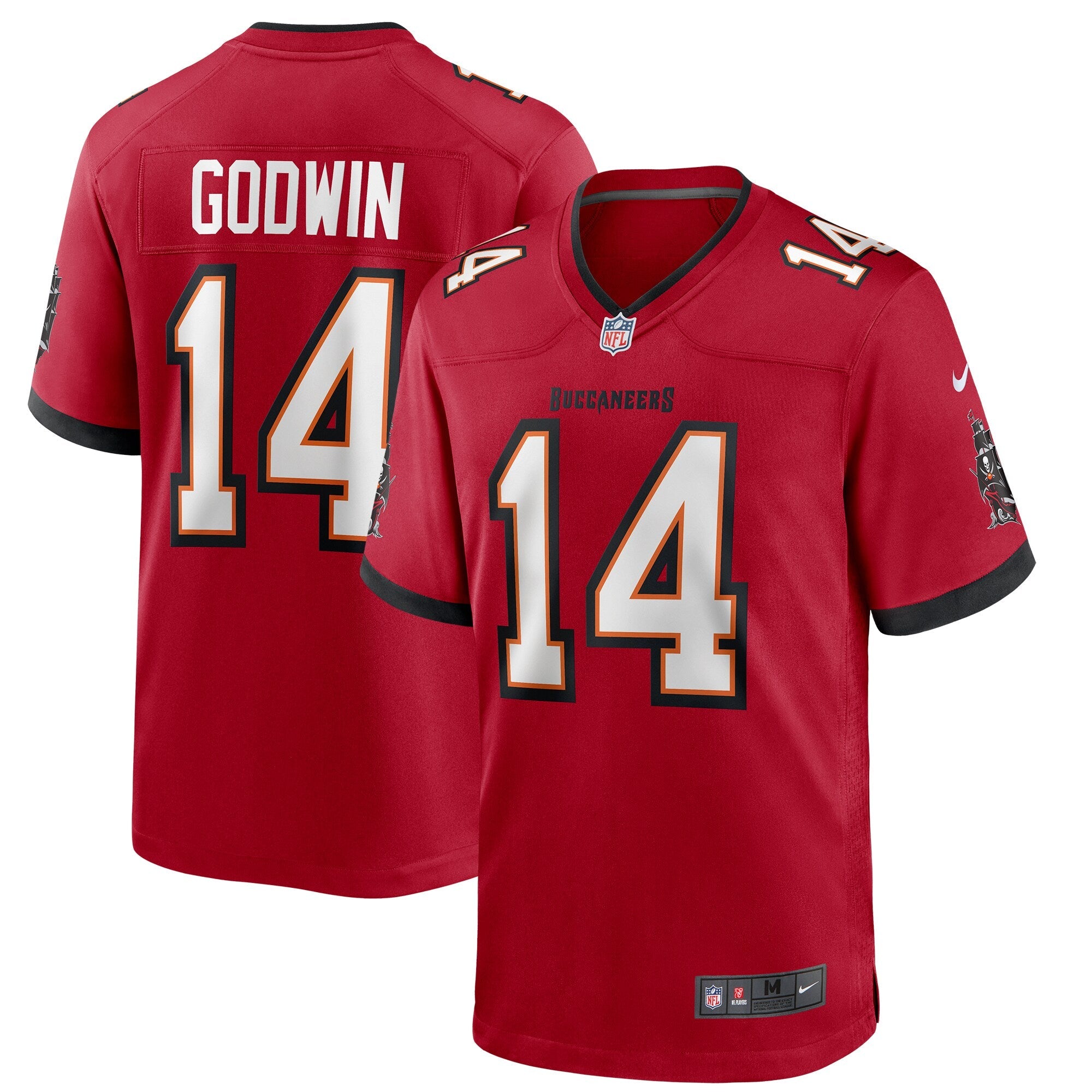 Tampa Bay Buccaneers Chris Godwin Red Game Player Jersey