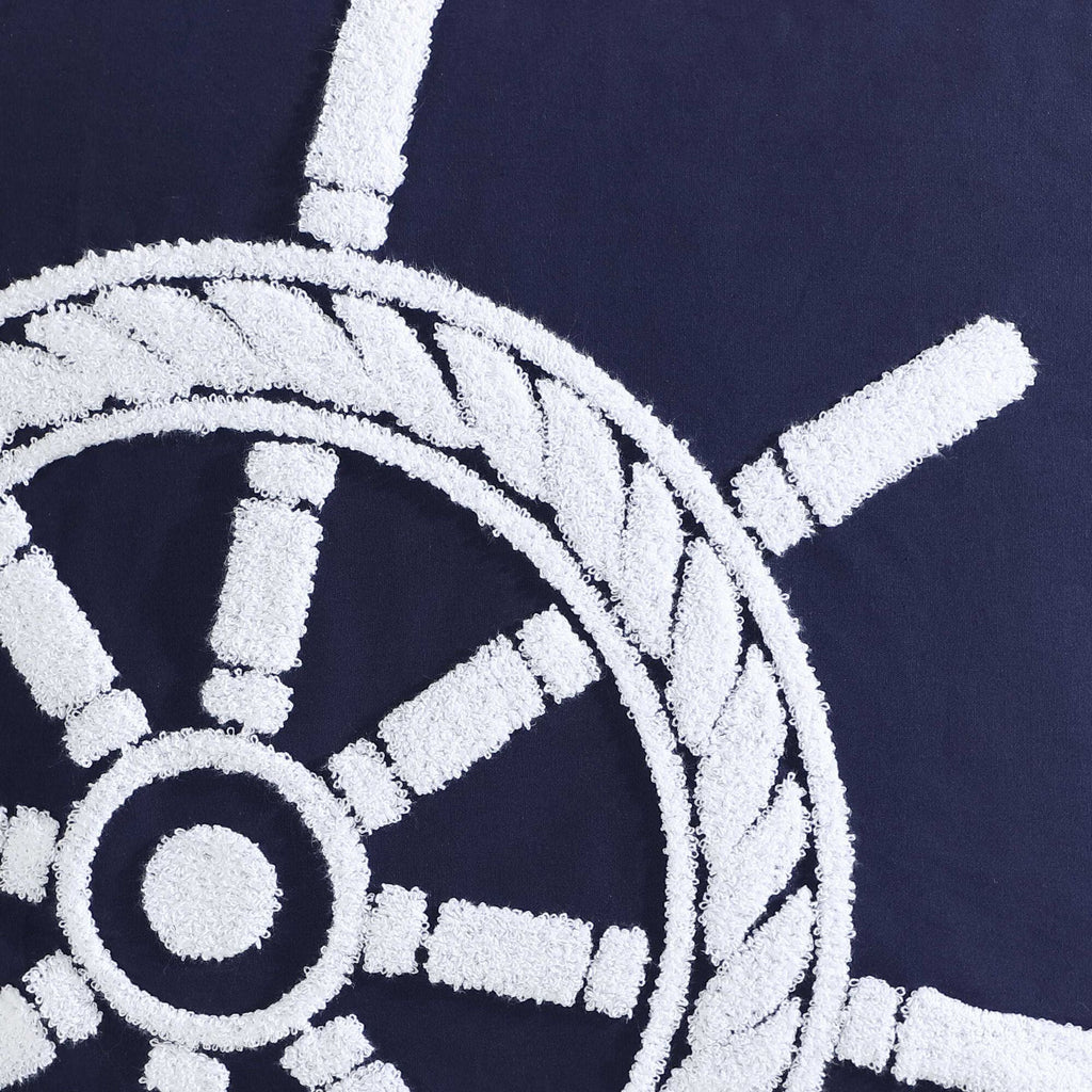Nautica Ships Wheel Decorative Pillow