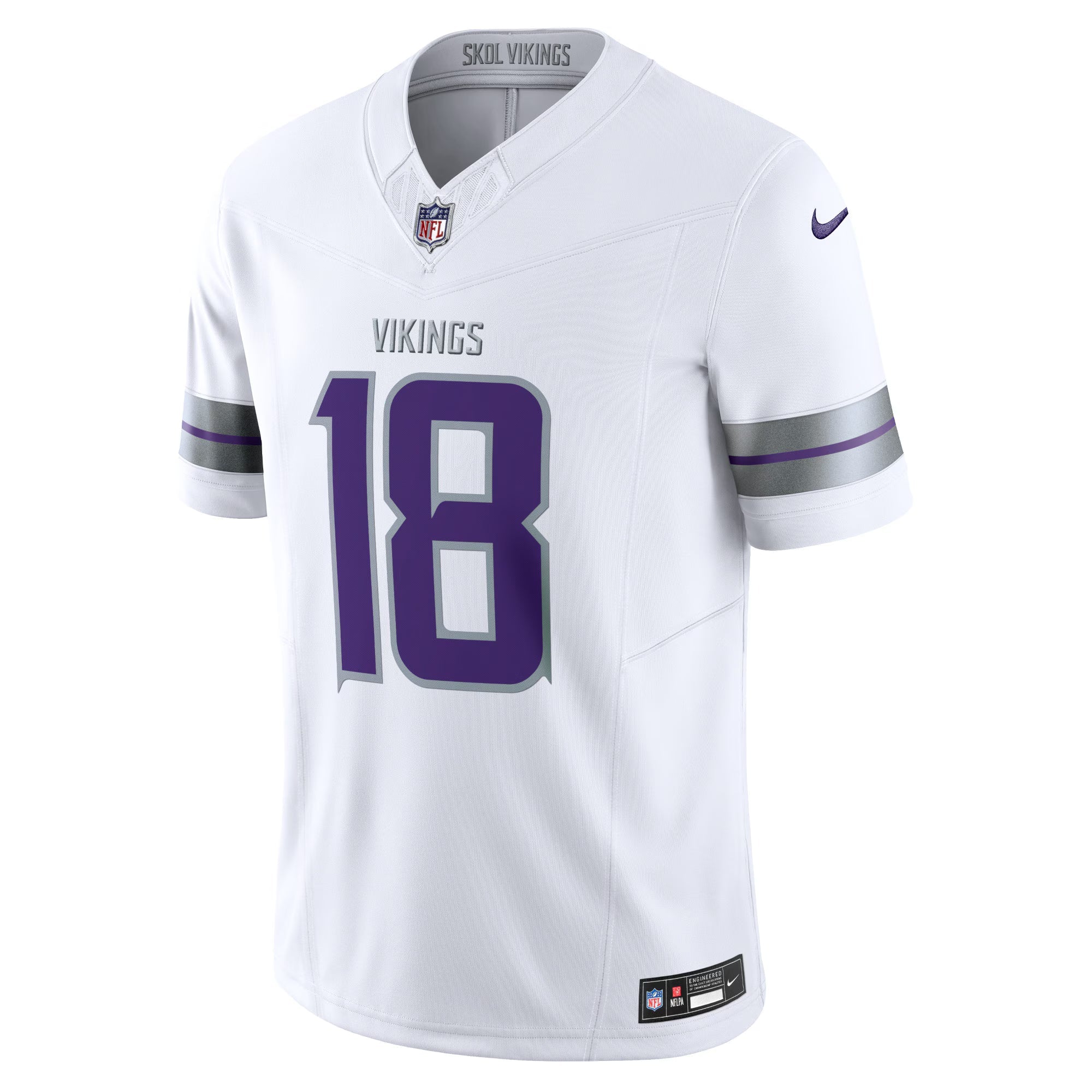 Minnesota Vikings Justin Jefferson White Alternate Vapor F.U.S.E. Limited Jersey