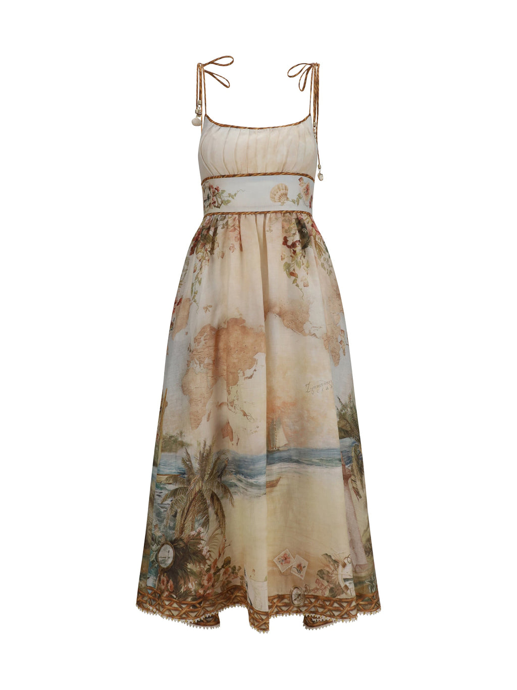 Zimmermann Women Mahon Linen Corset Dress