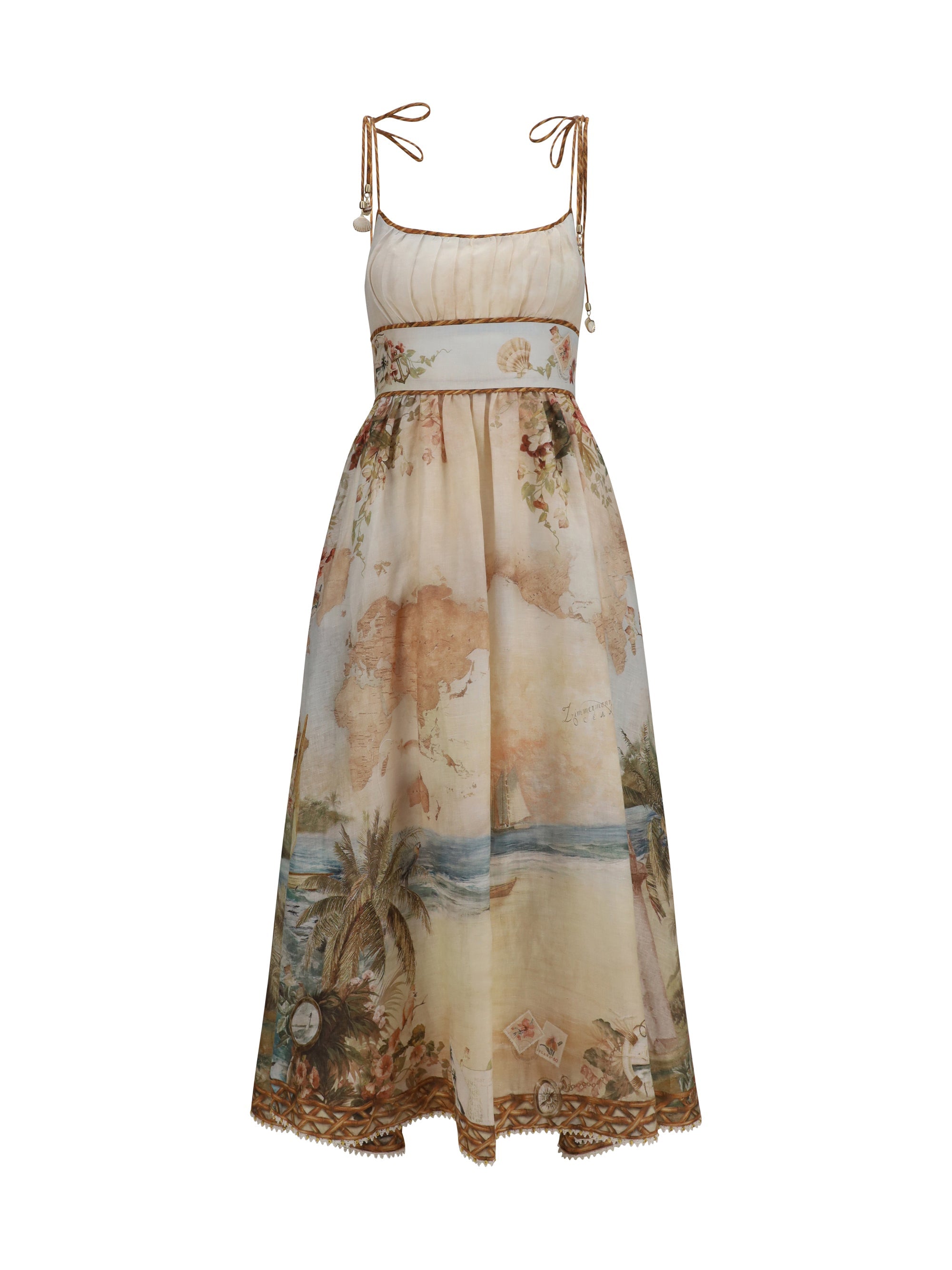 Zimmermann Women Mahon Linen Corset Dress
