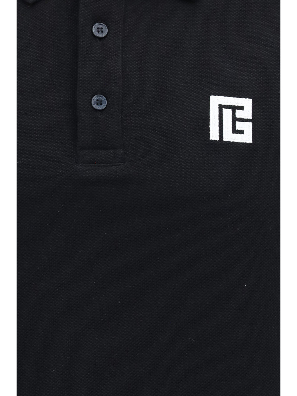 Balmain Men Pb Embroidered Logo Polo