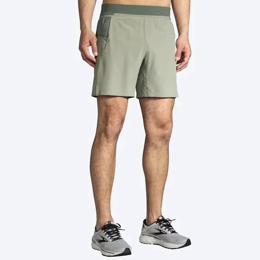 Sherpa 7" 2-In-1 Shorts In Dark Pebble
