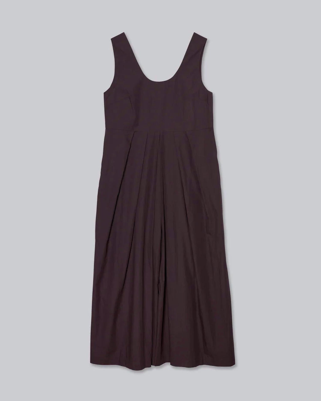 Wide Leg Jumpsuit In Chocolate