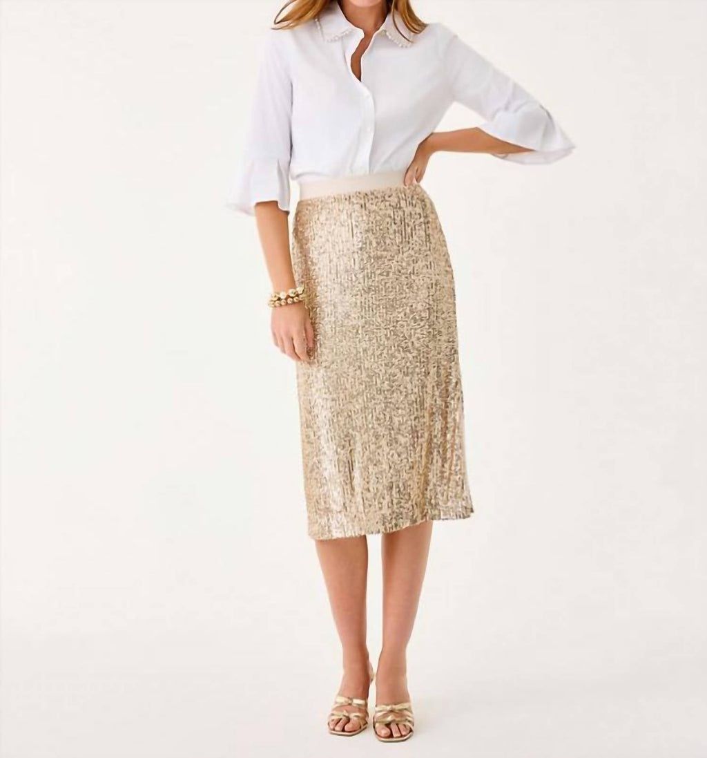Pearl Lilly Shirt In Resort White