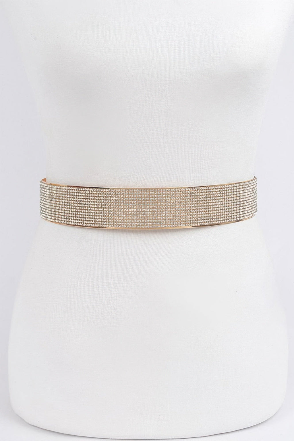 Rhinestone Metal Waist Belt