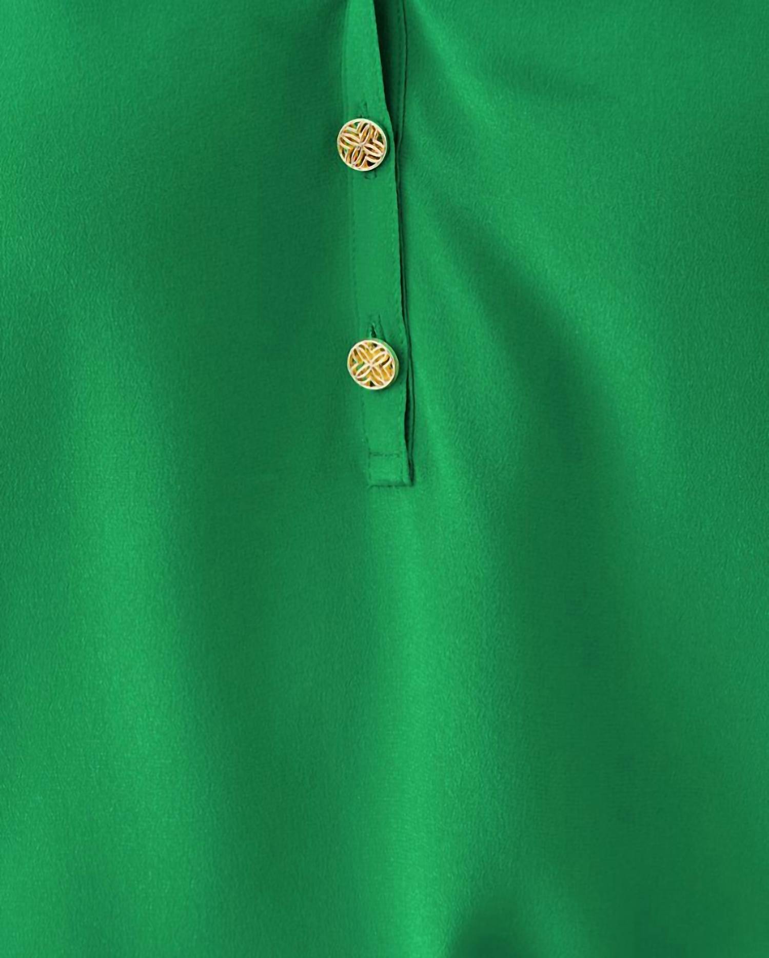 Elsa Top In Bamboo Green