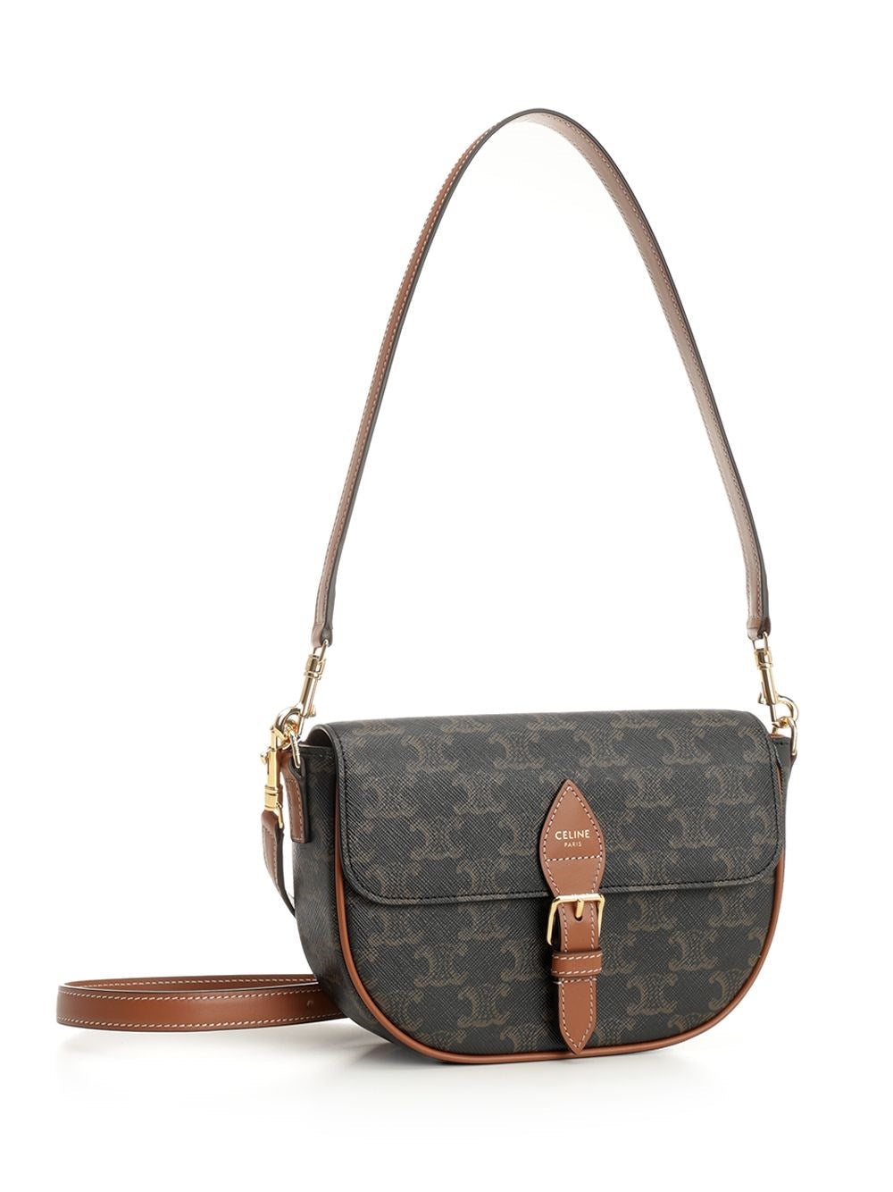 Celine Women "Folco" Shoulder Bag