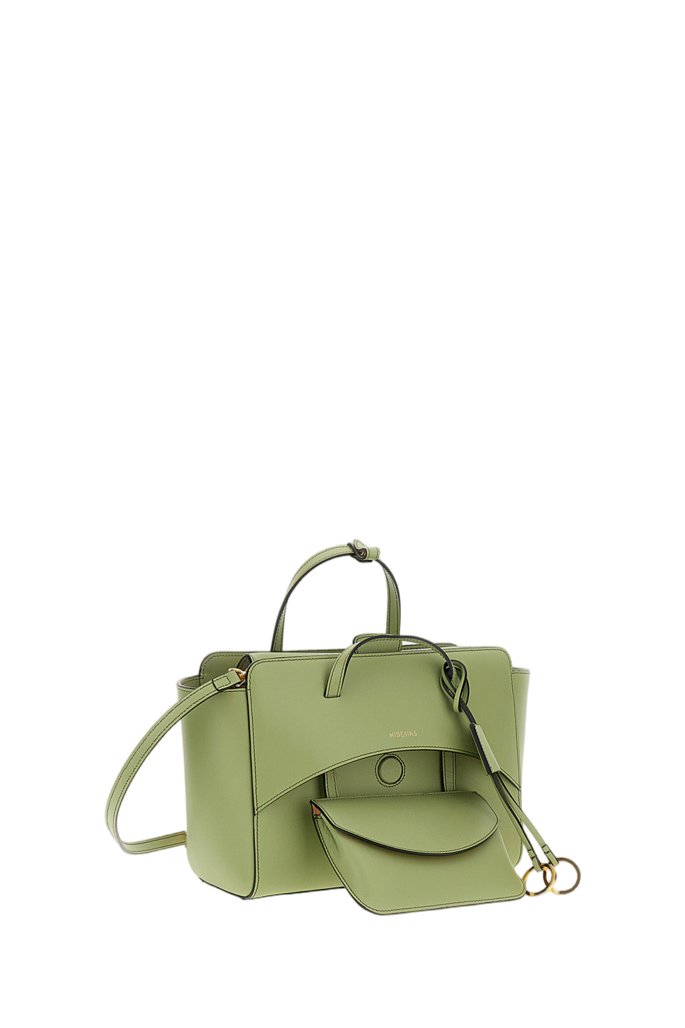 Green Flap M Leather Crossbody Bag