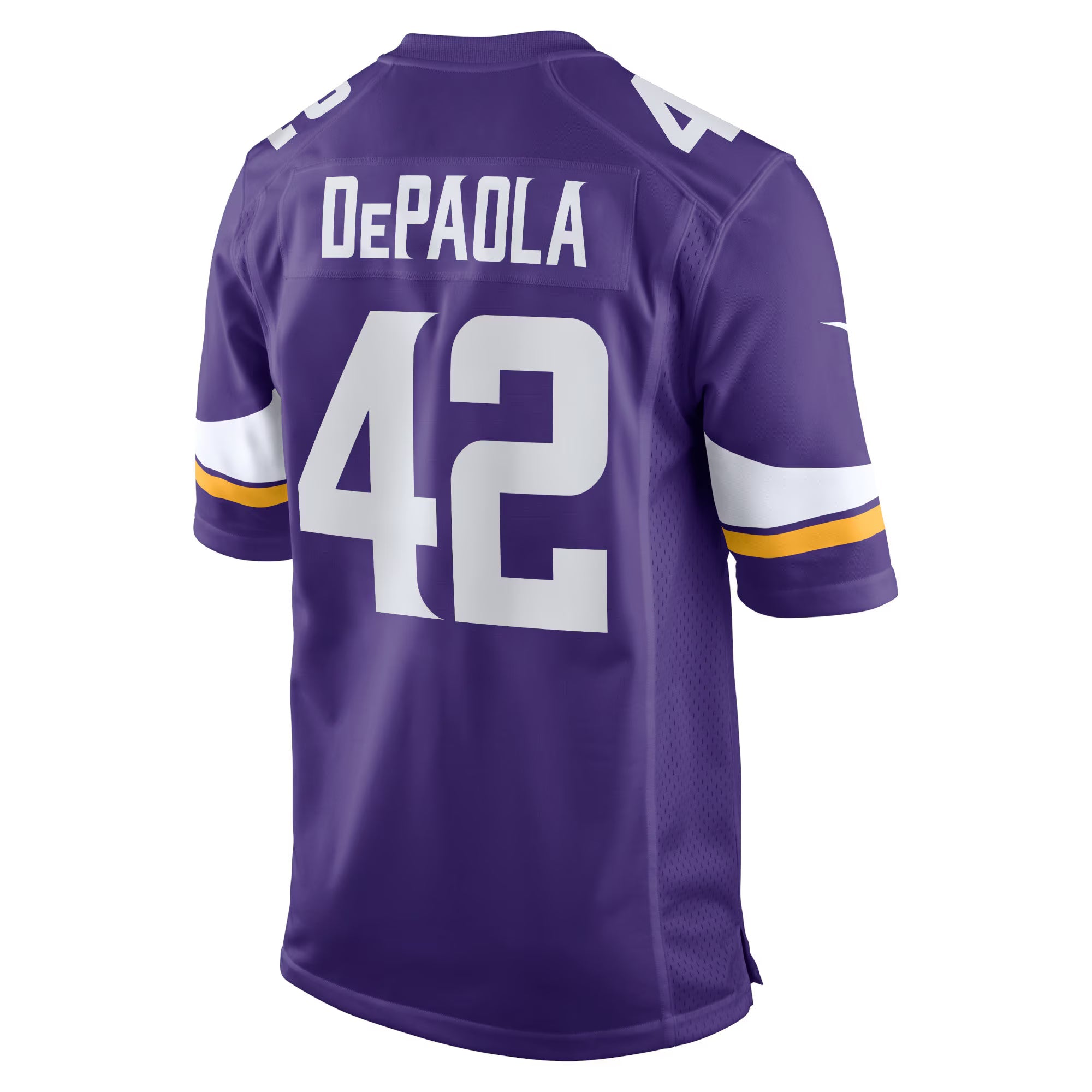 Minnesota Vikings Andrew DePaola Purple Game Jersey
