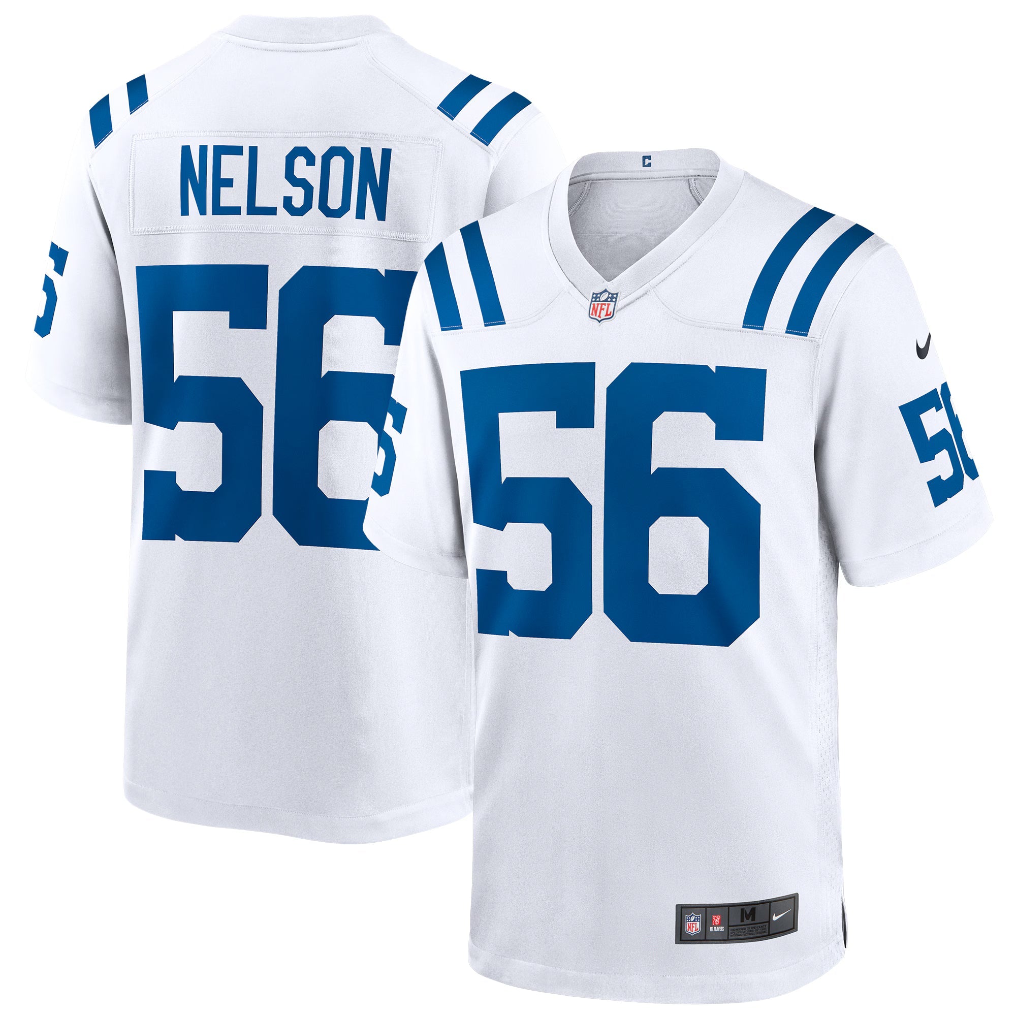 Indianapolis Colts Quenton Nelson White Game Player Jersey