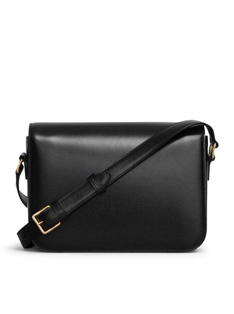 Celine Women Triomphe Classique Bag In Glossy Calfskin
