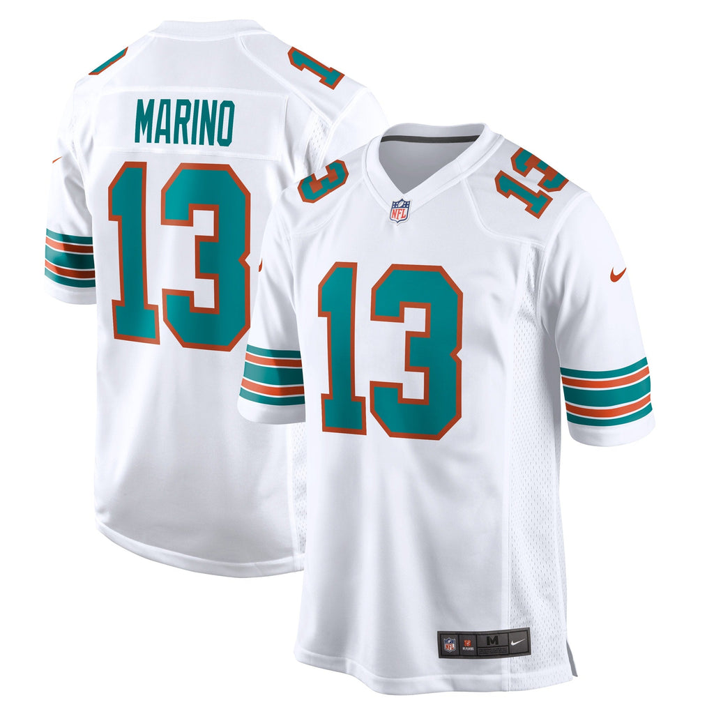 Miami Dolphins Dan Marino White Retired Player Jersey