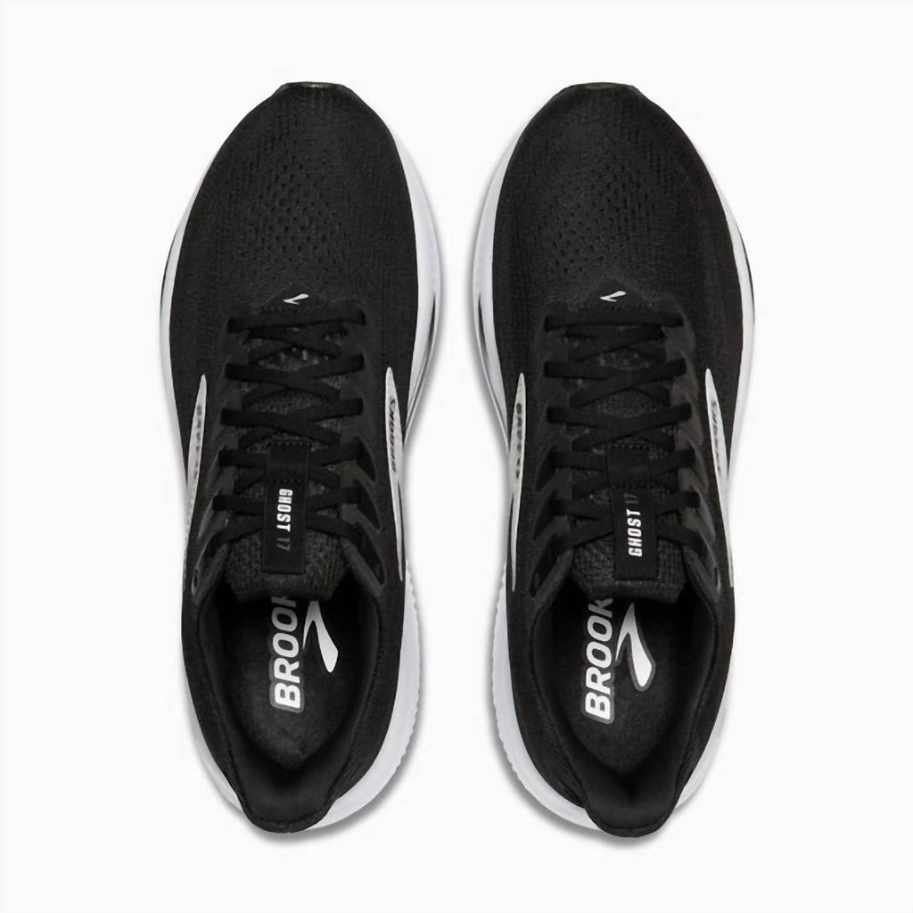 Men's Ghost 17 Shoe In Black/grey/white
