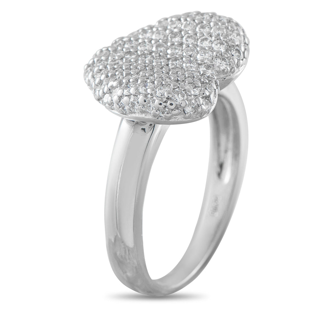 LB Exclusive Platinum 1.0ct Diamond Heart Ring MF30-041426