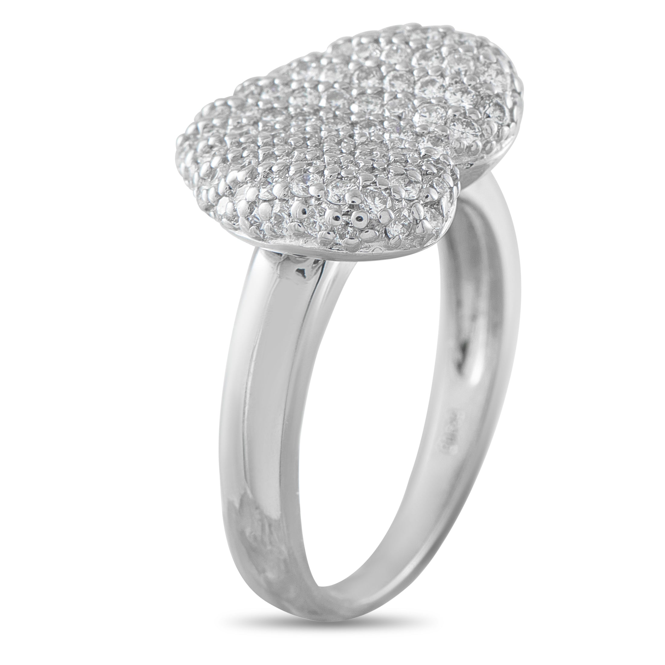 LB Exclusive Platinum 1.0ct Diamond Heart Ring MF30-041426